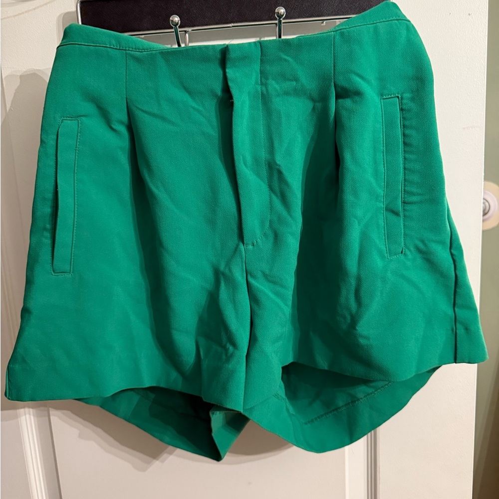 a new day High Waist Green Women's Shorts